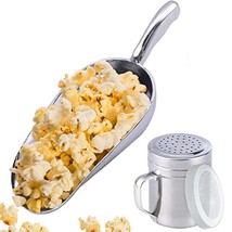 Aluminium Popcorn Scoop W/Popcorn Salt Shaker With Handle Bundle - £24.98 GBP