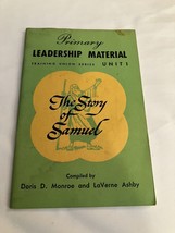 Primary Leadership Material The Story Of Samuel 1955 Broadman Press Christian - £3.95 GBP