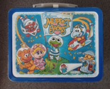 Vintage Jim Henson&#39;s Muppet Babies Metal Lunchbox 1985 No Thermos with H... - $18.66