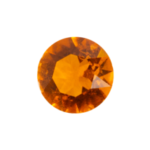 Origami Owl Charm (New) Tangerine Round Swarovski Crystal - £6.87 GBP