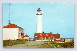 Le Phare de Cap-Des Rosiers Lighthouse Gaspe-Nord Quebec UNP Chrome Post... - £5.41 GBP