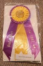VTG AKC Best of Breed 1987 Lynchburg Va Ribbon James River Kennel Club - $14.99