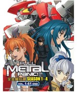 DVD Anime Full Metal Panic Season 1-4 (Volume.1-61 End) English Dubbed - $1,483.07 MXN