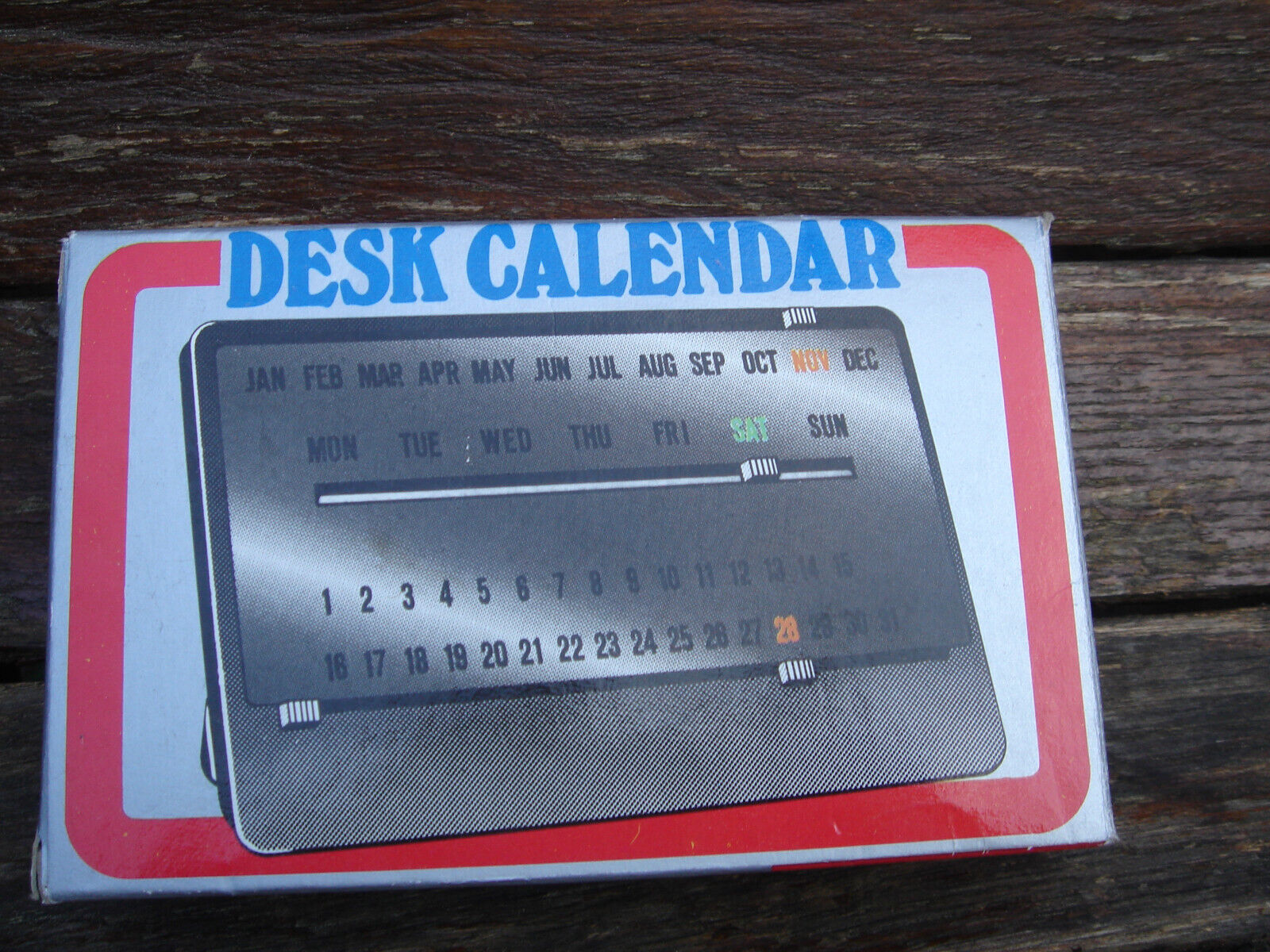 Vintage Original SOLSTAR Desk Calendar NOS - $11.30