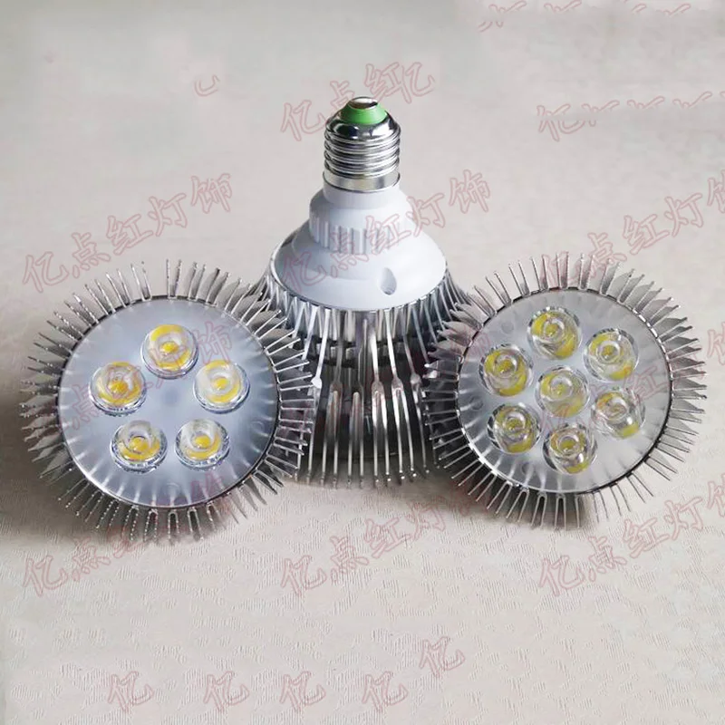 LED Spotlight Bulbs E27 High Power LED Spotlights 5W 7W 12W PAR30 PAR38 Plant Li - £136.82 GBP
