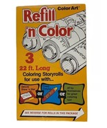 NEW Color Art Refill N Color 3 22 Ft Long Coloring Story Rolls Drawing C... - $429.50 MXN