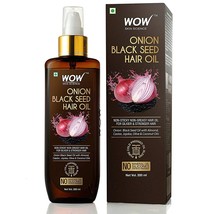 WOW Skin Science Oignon Cheveux Huile Avec de Nigelle Extrait - 200ml (Paquet 1) - £21.92 GBP
