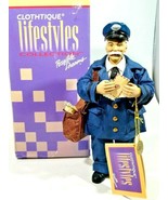 1995 Clothtique Lifestyles by Possible Dreams Fireman Figurine 10” Postman - £38.87 GBP