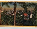 Business Section of Hollywood California Linen Postcard - £8.56 GBP