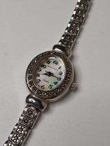 Jaclyn Smith Cute Silver Tone Watch 7.5 Inches - £23.92 GBP