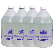 Four Gallon Bottles of Chauvet DJ HFG Haze Fluid - £197.69 GBP