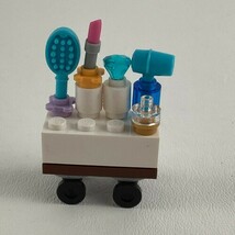 Lego Beauty Salon Stylist Cart Brick Brush Lipstick Blow Dryer - $14.80
