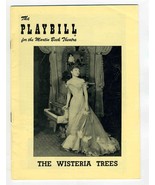 Playbill The Wisteria Trees 1950 Helen Hayes Walter Abel Kent Smith Ossi... - £11.79 GBP