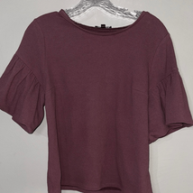 Express Mauve Puff Sleeve Blouse - $13.72