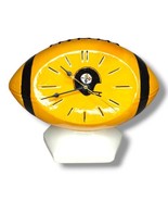 Vintage Pittsburgh Steelers Football Clock OOAK Unique Handmade Ceramic  - £39.14 GBP