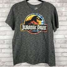 Jurassic Park T-Rex Dinosaur Adult Large Gray Black T Shirt - £10.95 GBP