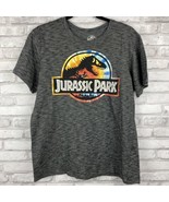 Jurassic Park T-Rex Dinosaur Adult Large Gray Black T Shirt - £10.94 GBP