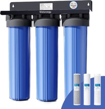 Waterdrop 3-Stage Whole House Water Filter System,With, Pg,1&quot; Inlet/Outlet - $389.99