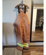 Carhartt FR Flame Resistant Quick Duck Bib Quilt Unlined Overalls 46 x 3... - $178.15