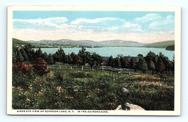 Postcard 1915 New York Birds Eye View Schroon Lake, N.Y. Adirondack Mountains - $7.82