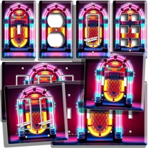JUKEBOX RETRO MUSIC PLAYER MACHINE NEON LIGHT SWITCH OUTLET WALL PLATE A... - $8.99+