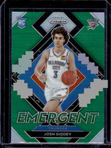 2021 Panini Prizm #7 Josh Giddey Emergent Green NM/Mint - £3.14 GBP