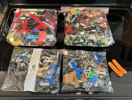 Lego Bulk Lot 4.1 Pounds Assorted sets-Mostly Mario, Minecraft, 2 Unopened Bags - £22.84 GBP