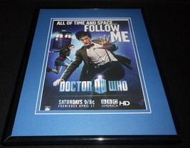 Dr Who 2010 BBC Framed ORIGINAL 11x14 Advertisement Matt Smith - £27.12 GBP