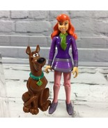 Scooby-Doo Hanna-Barbera Cartoon Action Figures Lot Of 2 Daphne Scooby  - £11.82 GBP