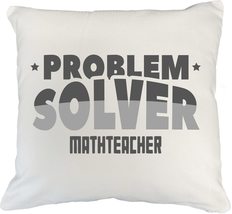 Make Your Mark Design Problem Solver. Mathematics White Pillow Cover for... - $24.74+