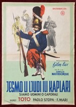 Siamo Uomini o Caporali Poster Vintage Movie 1955 - £209.99 GBP