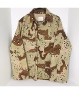 Vintage Desert Storm US Military Desert Camo BDU Coat Medium Regular - £50.82 GBP