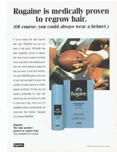 1996 Rogaine Print Ad Health and beauty Regrow Hair 8.5&quot; x 11&quot; - £15.43 GBP