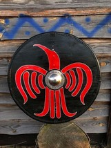 Viking Battle Shield Medieval Shield Custom Shield Norse Larp Viking Shield Deco - £117.93 GBP