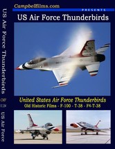 Usaf Thunderbir Ds Films F-86 F-100 T-38 F4 Phantom F-16 Airshows - £14.07 GBP