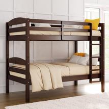 Better Homes &amp; Gardens Leighton Solid Wood Twin-Over-Twin Convertible Bunk Bed - £266.20 GBP