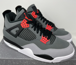 Air Jordan 4 Retro Infrared Grey Shoes DH6927-061 Men&#39;s Size 11 - £240.34 GBP