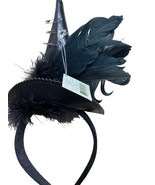 Midwest Halloween Party Hat Headband Costume Witch Punk Rock Studded Lig... - $16.74