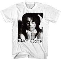 Alice Cooper Gothic Make-up Men&#39;s T Shirt - £33.04 GBP+