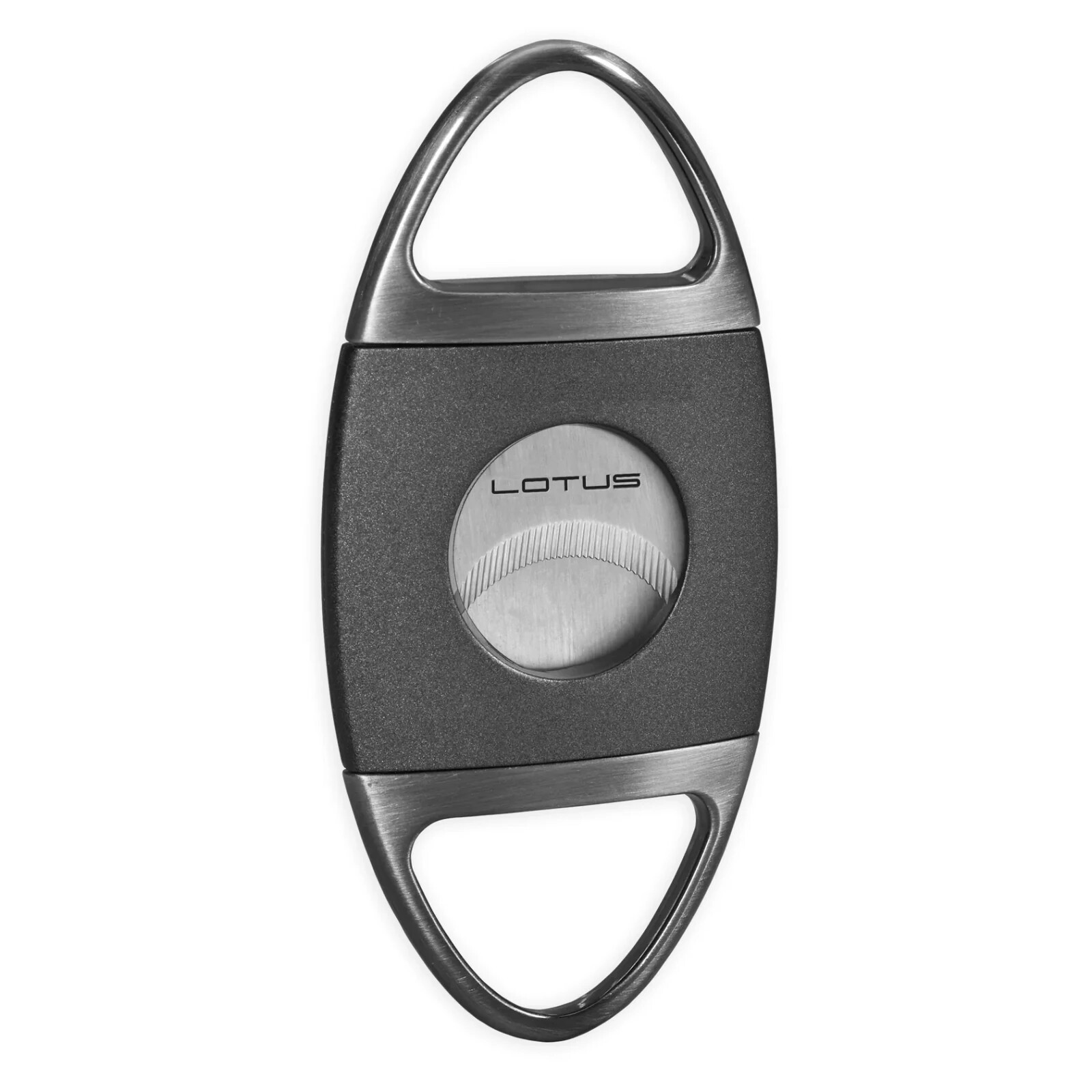 Lotus Jaws Serrated 58-Ring Gauge Cigar Cutter GUNMETAL - CUT611 - $35.27