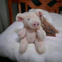Vintage 1991 Ganz Jointed Bean Bag Buddies 11&quot; Plush Pig - Heritage Collection - £22.27 GBP