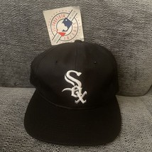 Vintage Chicago White Sox Hat Cap Snap Back Kmg New Era Pro Model Black Mlb 90s - £89.16 GBP
