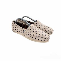 Toms Women&#39;s Polka Dot Hemp Burlap Slip On Flats Shoes Size 9.5 - £30.81 GBP