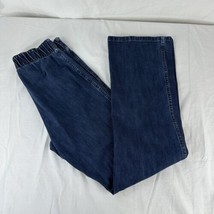 Soft Surroundings Jeans Womens M Bootcut Leggings Pull On Jegging Blue 2... - £18.96 GBP