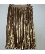 Salon Studio gold accordion pleated skirt - $21.56