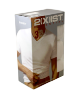 2(x)ist Men's Essential 3 Pack Jersey V-Neck T-Shirt Size Med NEW White ... - $21.73