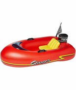 Kids&#39; Red Swimline Speedboat Inflatable Float, 45&quot;/25&quot;/10&quot;. - €28,84 EUR