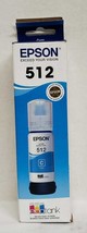 Epson - EcoTank 512 Ink Bottle - Cyan - $12.59
