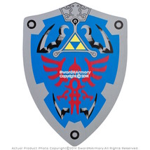 20&quot; x15&quot; HERO Blue Link Hylian Triforce Foam Shield Legend of Zelda LARP... - $16.81