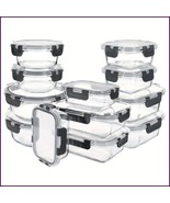12 Pack Glass Food Storage Containers with Airtight Lids – Dishwasher Safe - €68,17 EUR+